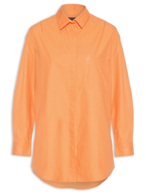 Camisa Feminina Dan Apricot - Laranja