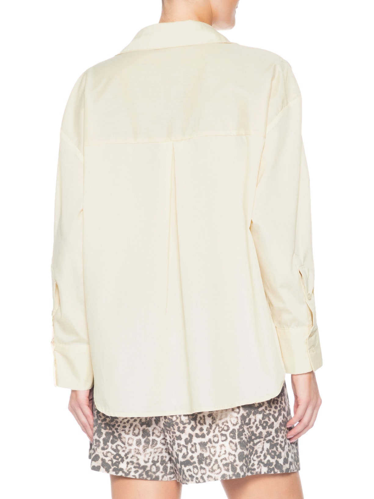 Camisa Feminina De Alfaiataria Amarelo Market 33