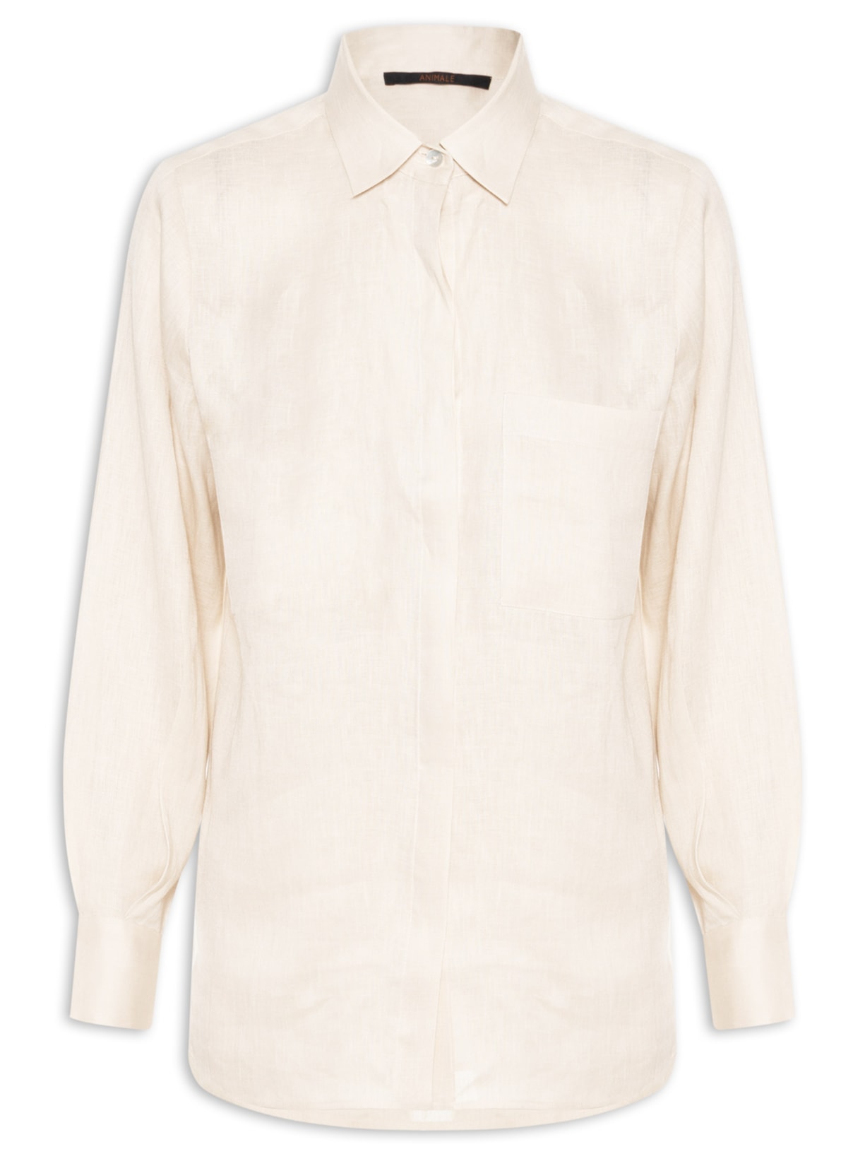 Camisa Feminina de Linho Sand - Bege