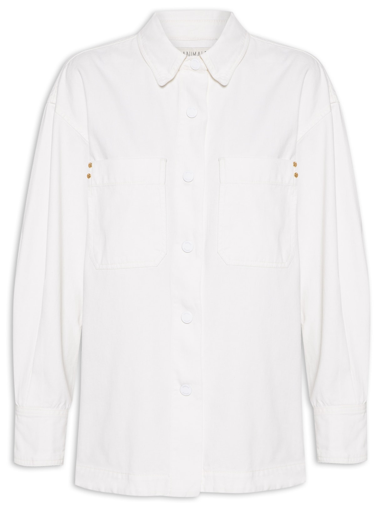 Camisa Feminina De Sarja - Off White
