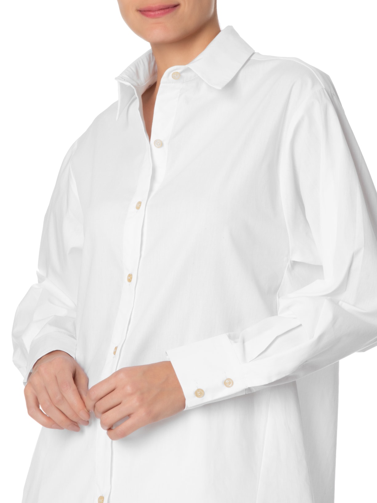 Camisa Feminina De Tricoline Branco Animale
