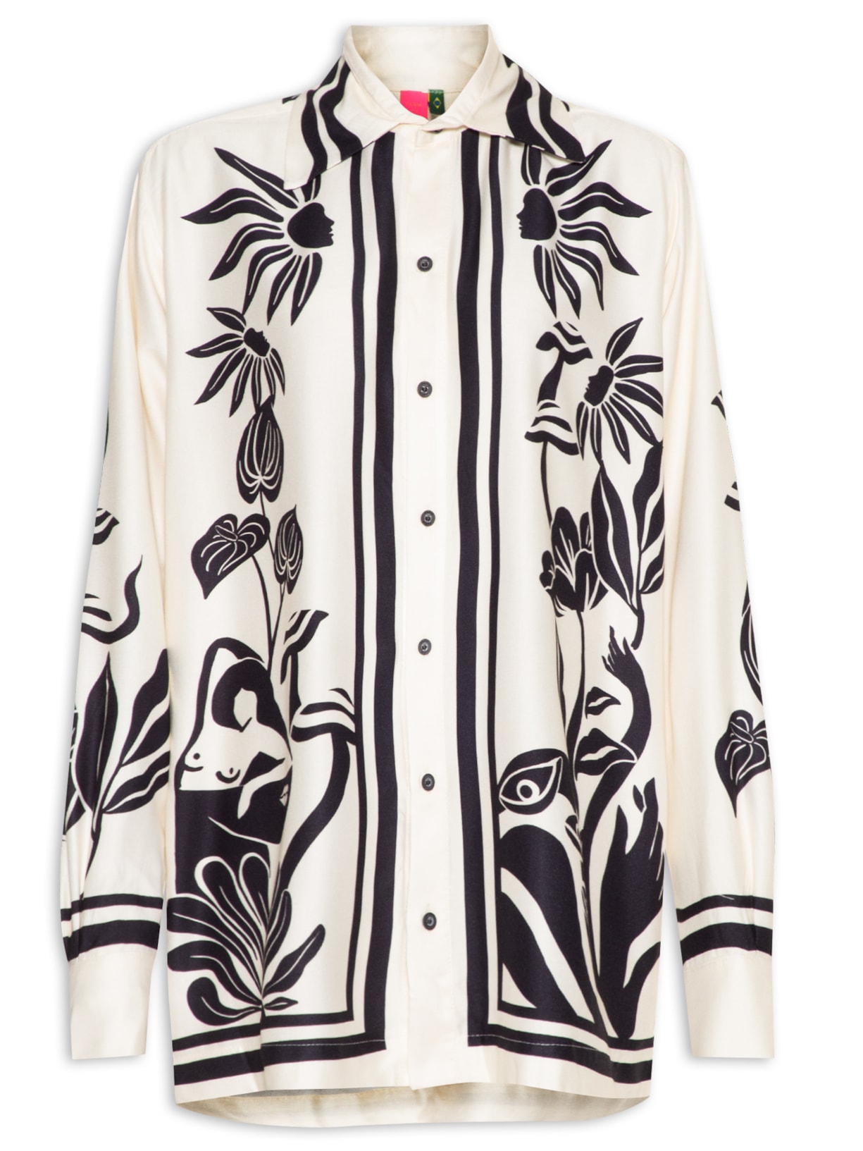 Camisa Feminina Delicadeza Surreal - Off White