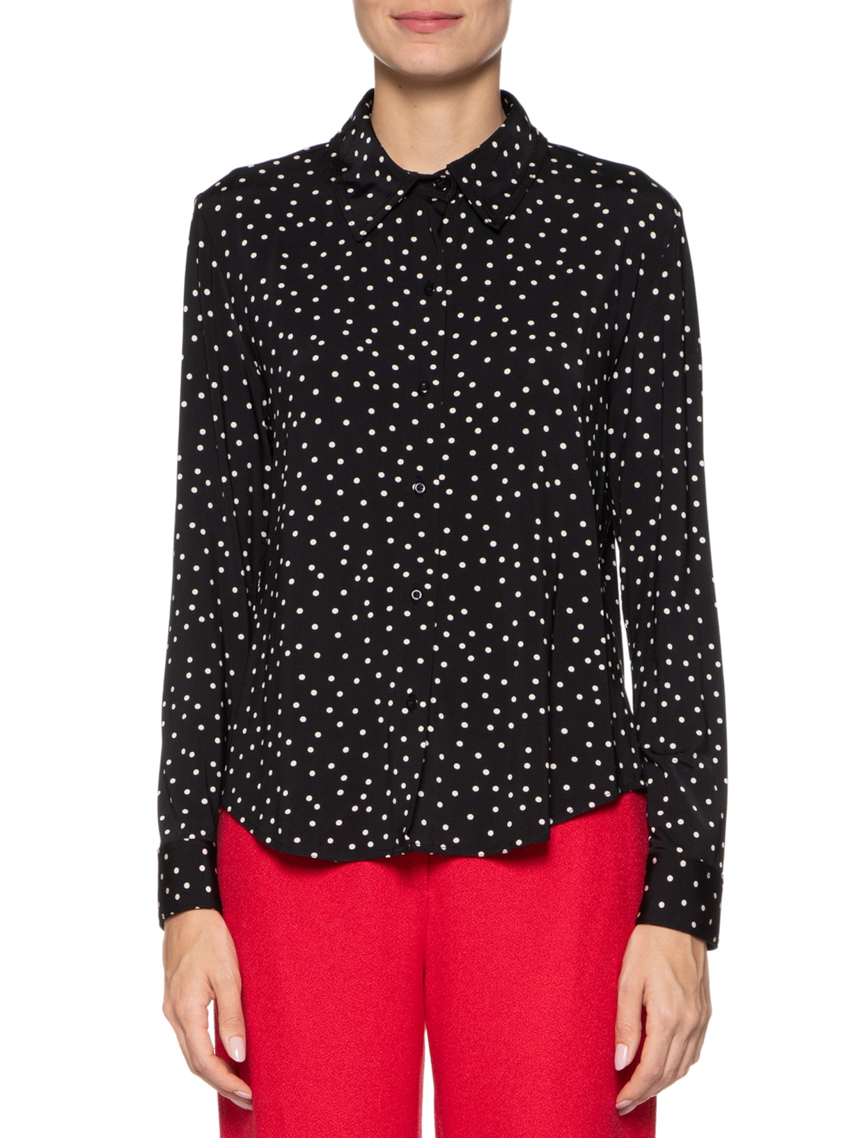 Camisa Feminina Diana Preto  Carol Bassi + Maria Rudge