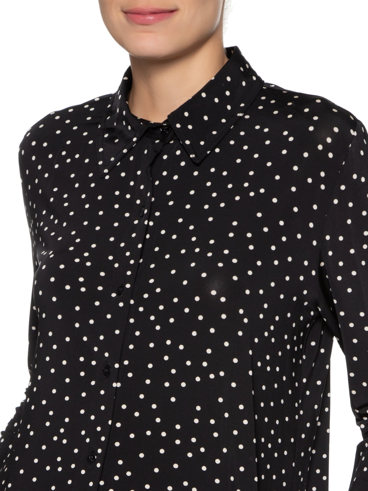 Camisa Feminina Diana Preto  Carol Bassi + Maria Rudge