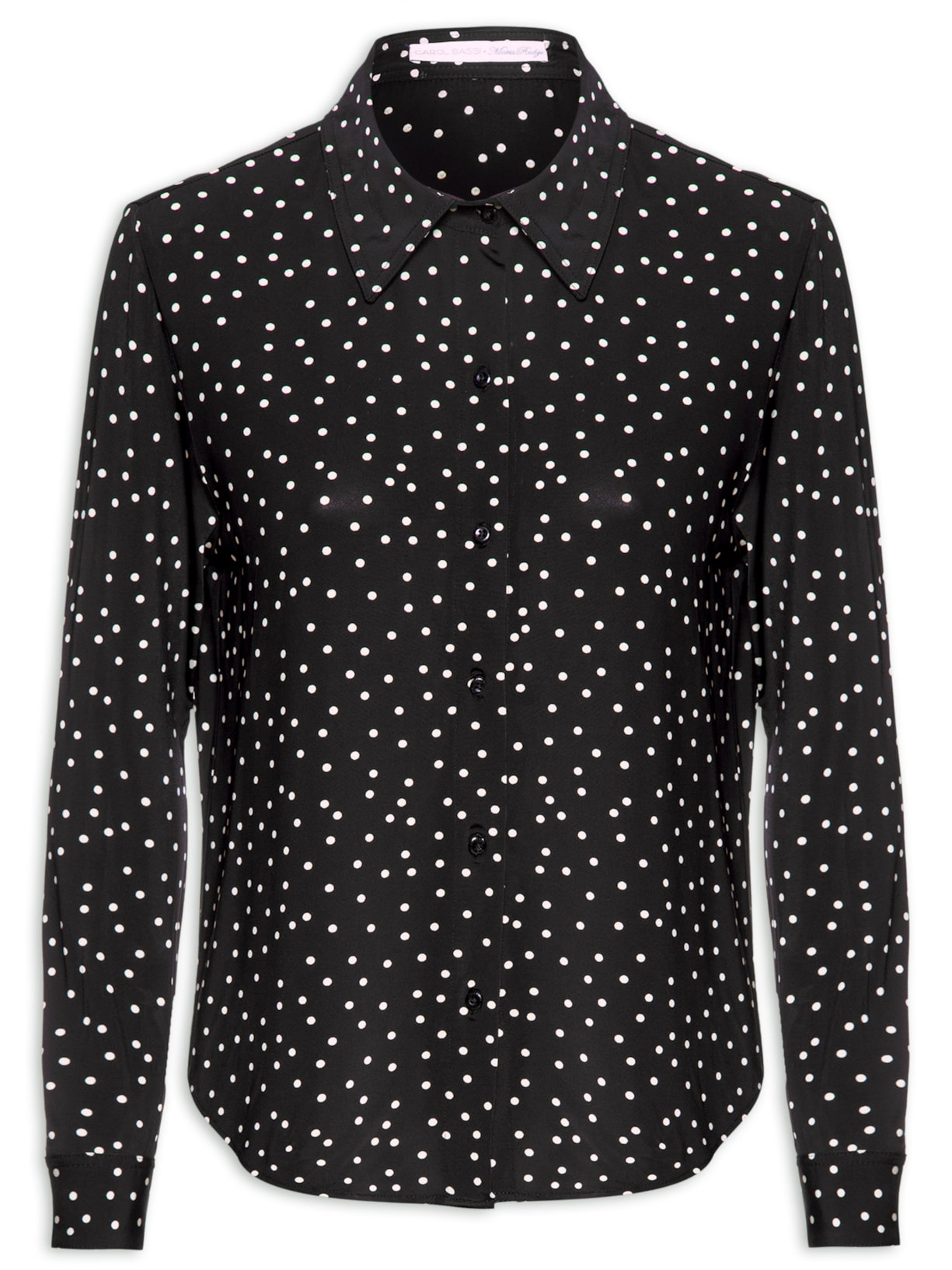 Camisa Feminina Diana Preto  Carol Bassi + Maria Rudge