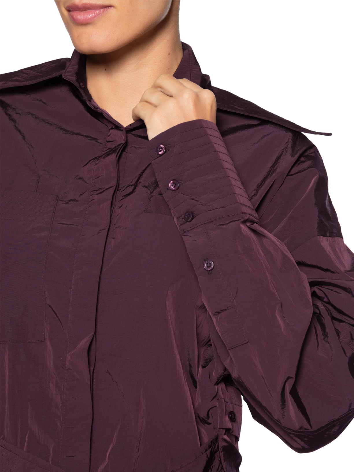 Camisa Feminina Drus Vermelho Francesca