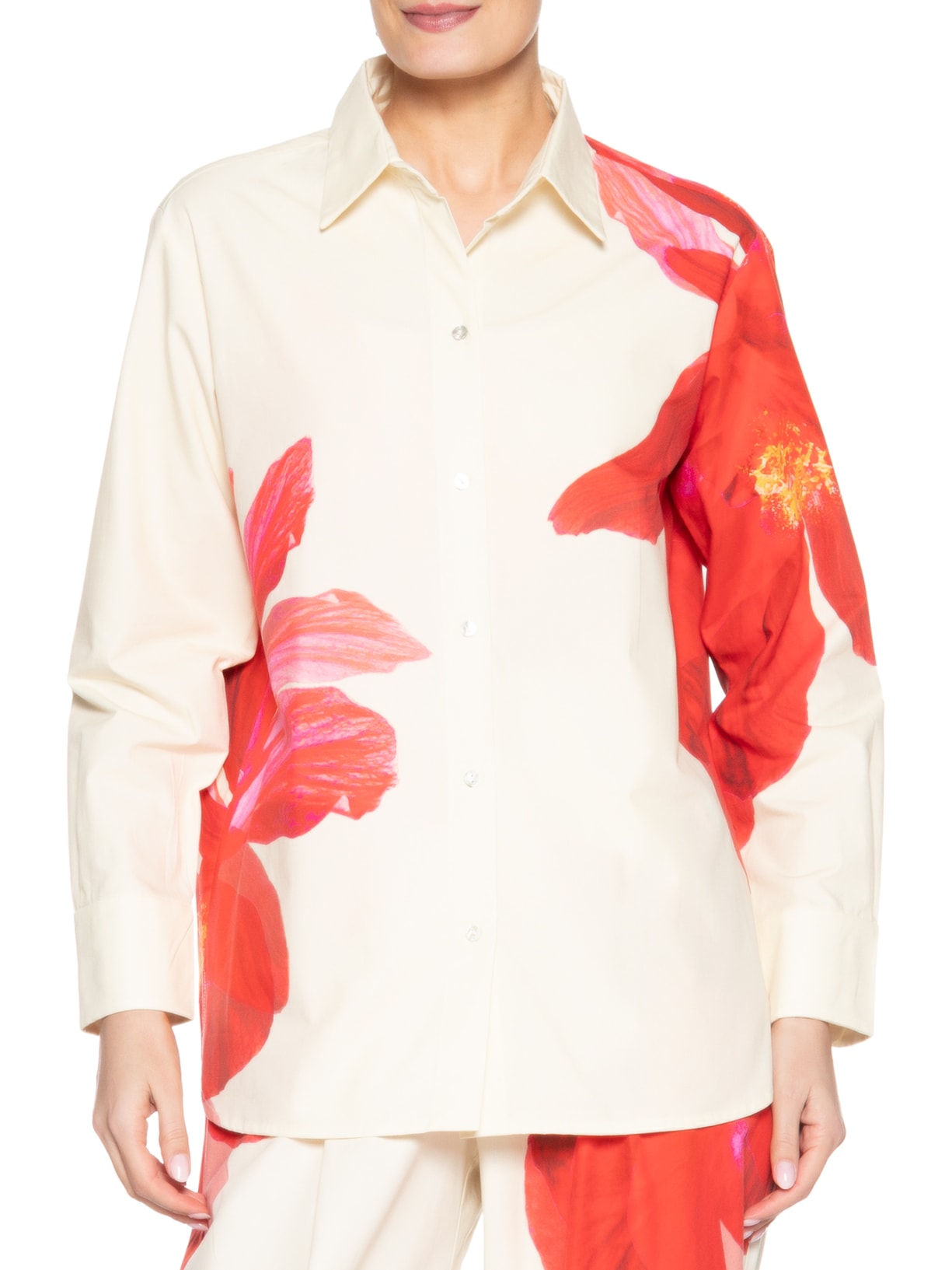 Camisa Feminina Easy Rosa Lenny Niemeyer