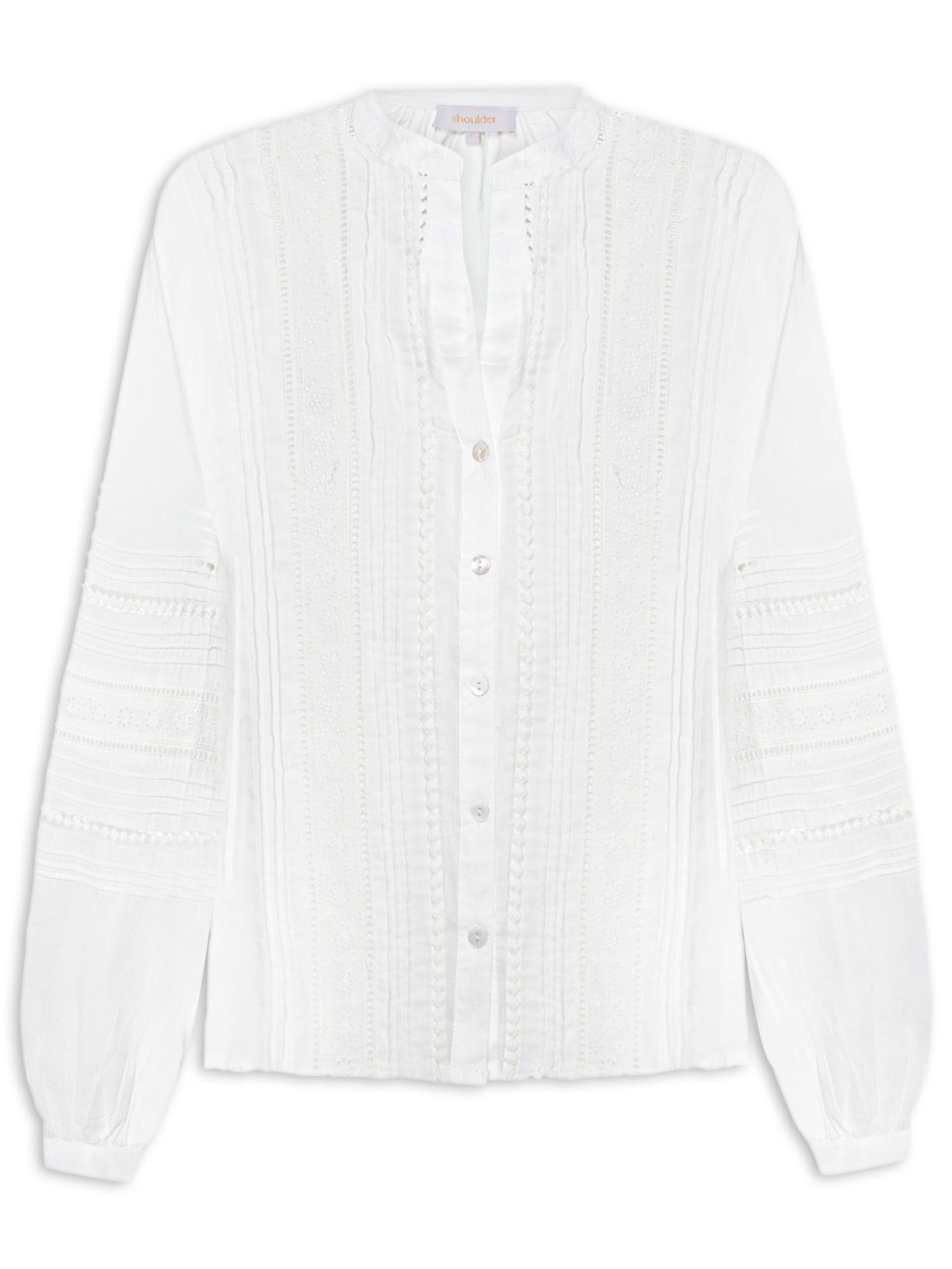 Camisa Feminina Entremeios - Off White