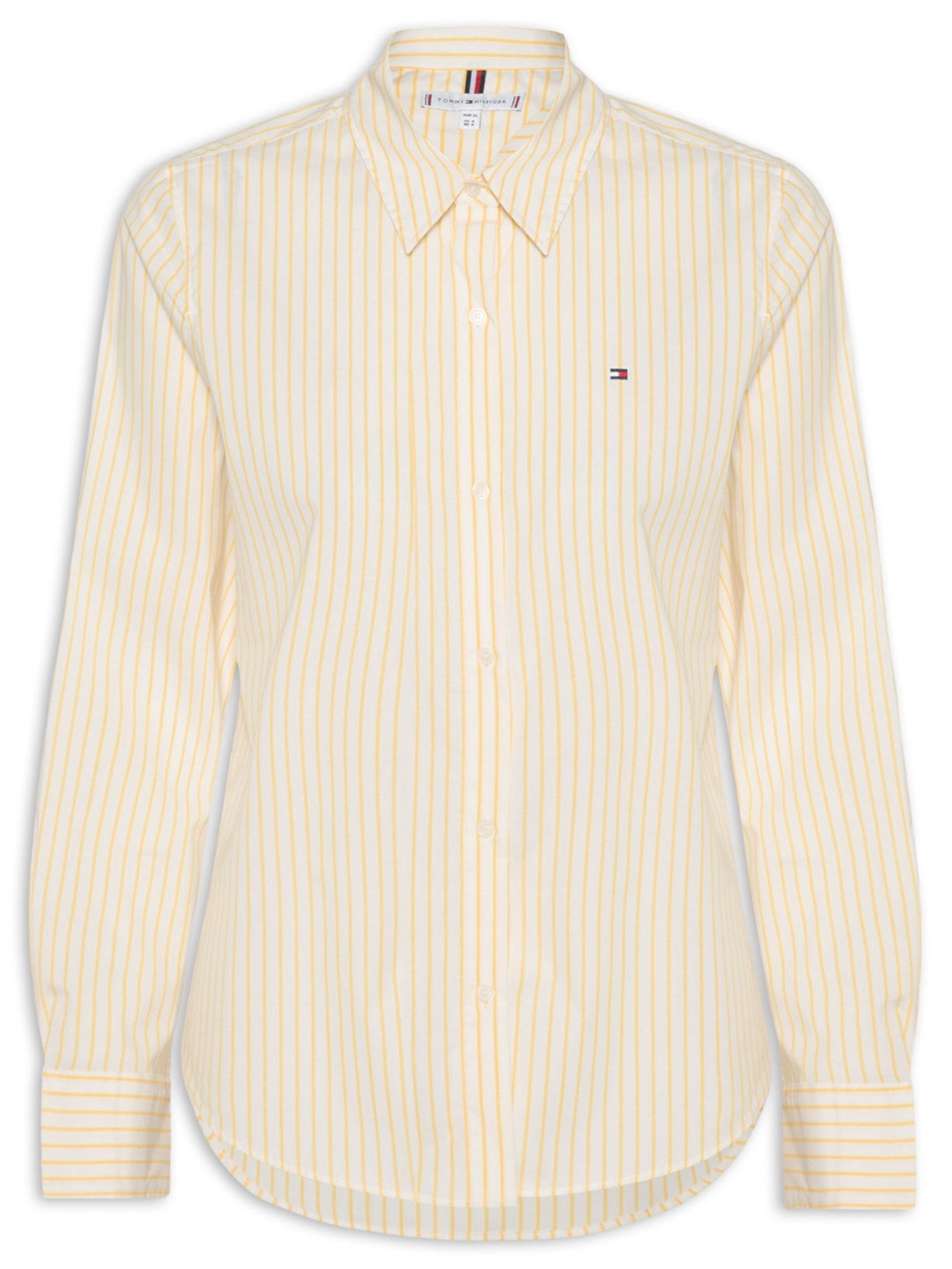 Camisa Feminina Ess Poplin Regular - Amarelo