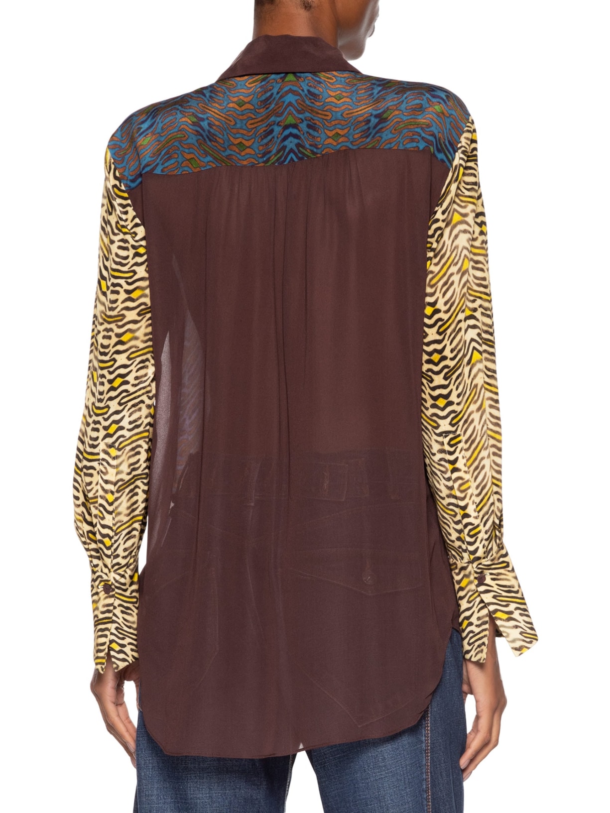 Camisa Feminina Est Geo Tigre Animal Print Animale