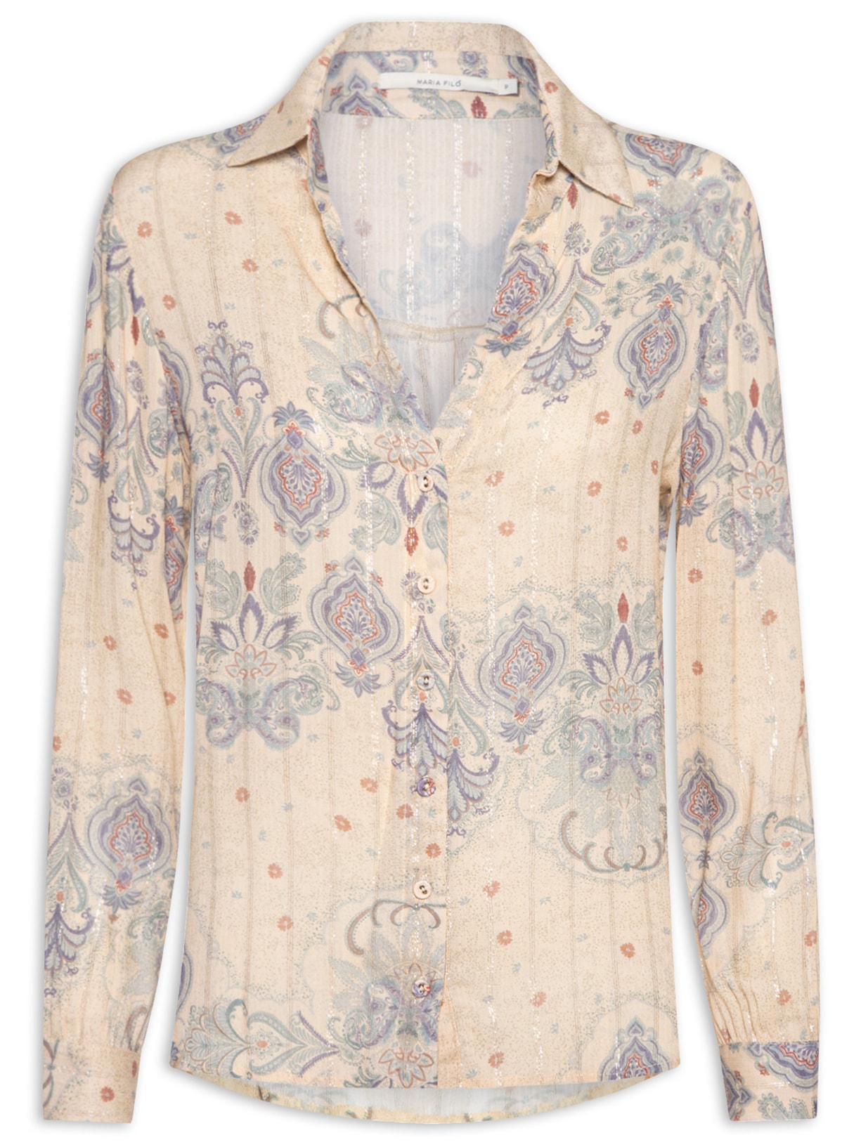 Camisa Feminina Estampa Brisa - Bege