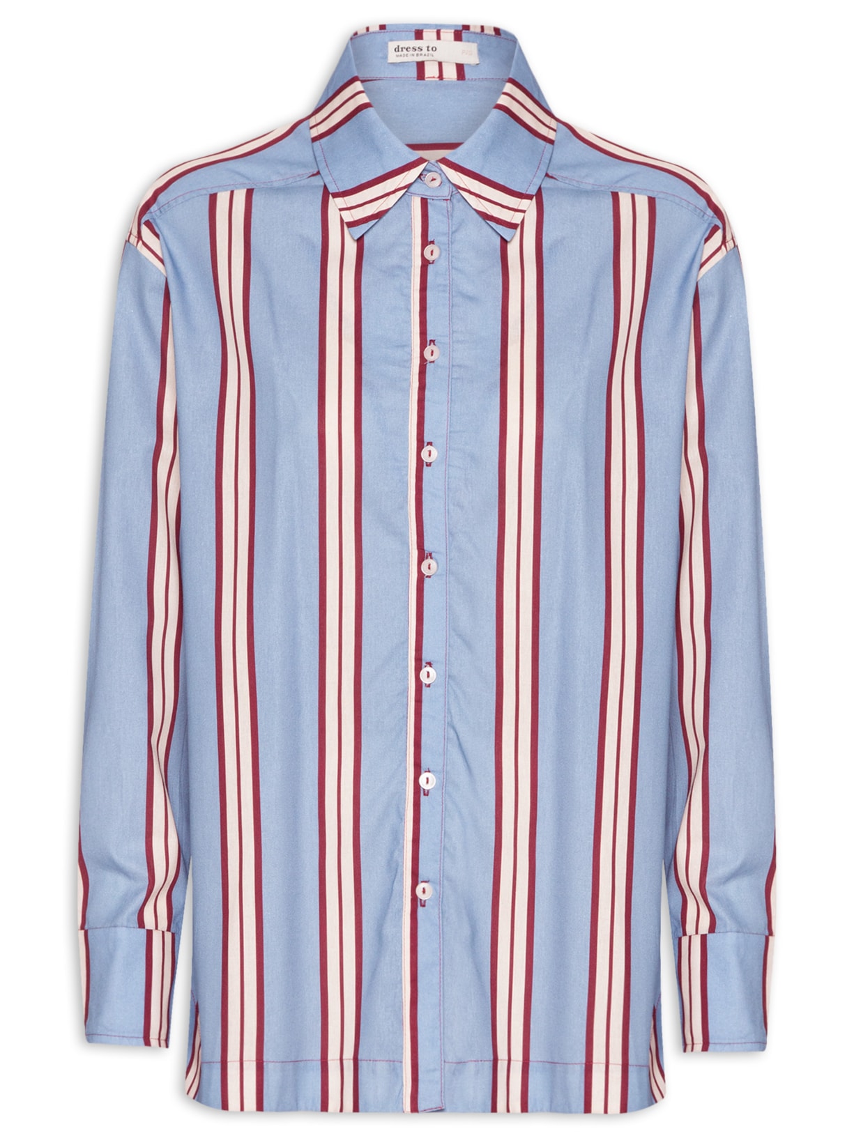 Camisa Feminina Estampa Mirante - Azul