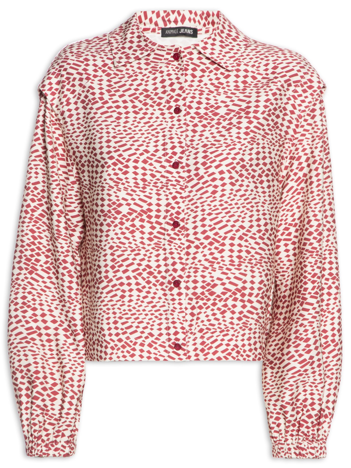 Camisa Feminina Estampa Strbo Hall E Roma - Vermelho