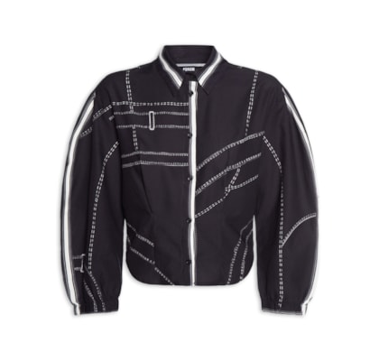 Camisa Feminina Estampada - Azul