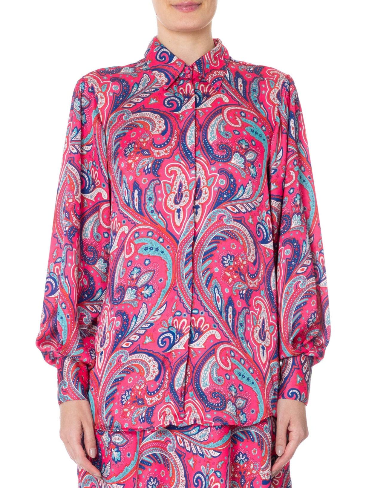 Camisa Feminina Estampada Rosa Iorane