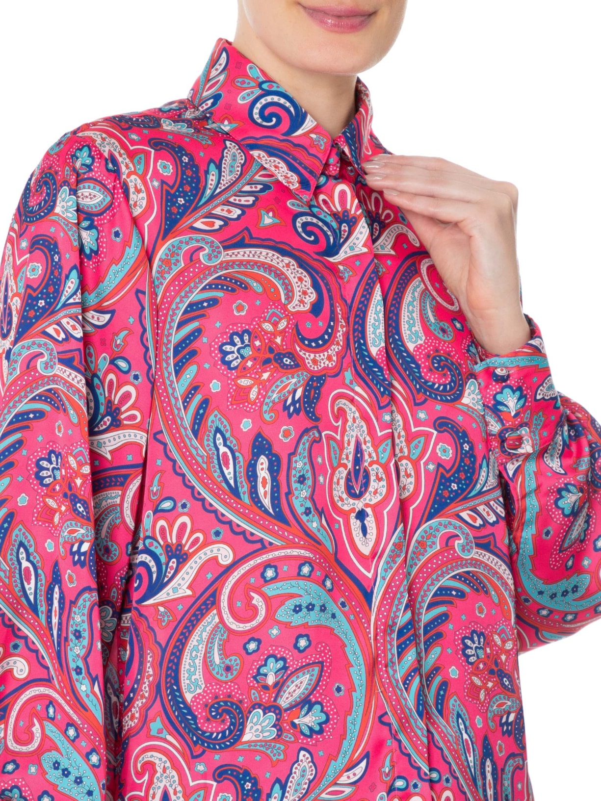 Camisa Feminina Estampada Rosa Iorane