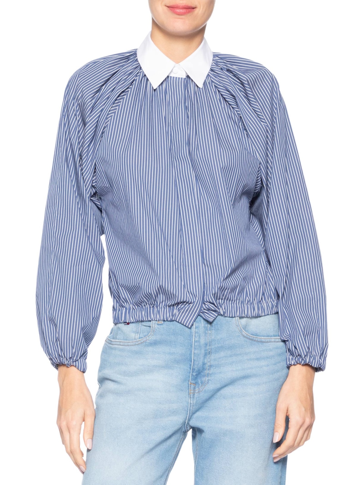 Camisa Feminina Federica Azul Le Lis