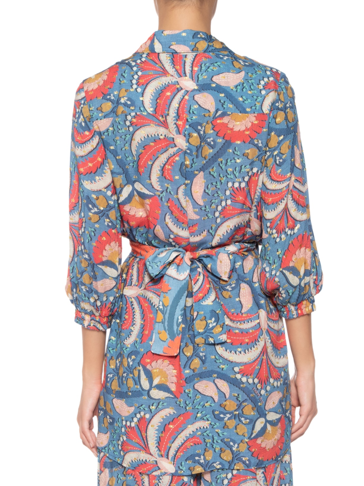 Camisa Feminina Festa De Coqueiro Azul Farm