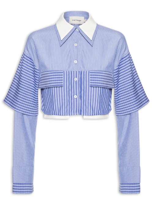 Camisa Feminina Firmina - Azul