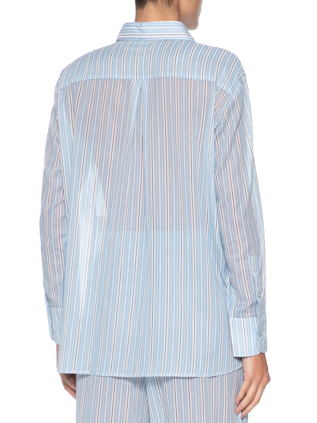 Camisa Feminina Fraldada Azul Lenny Niemeyer