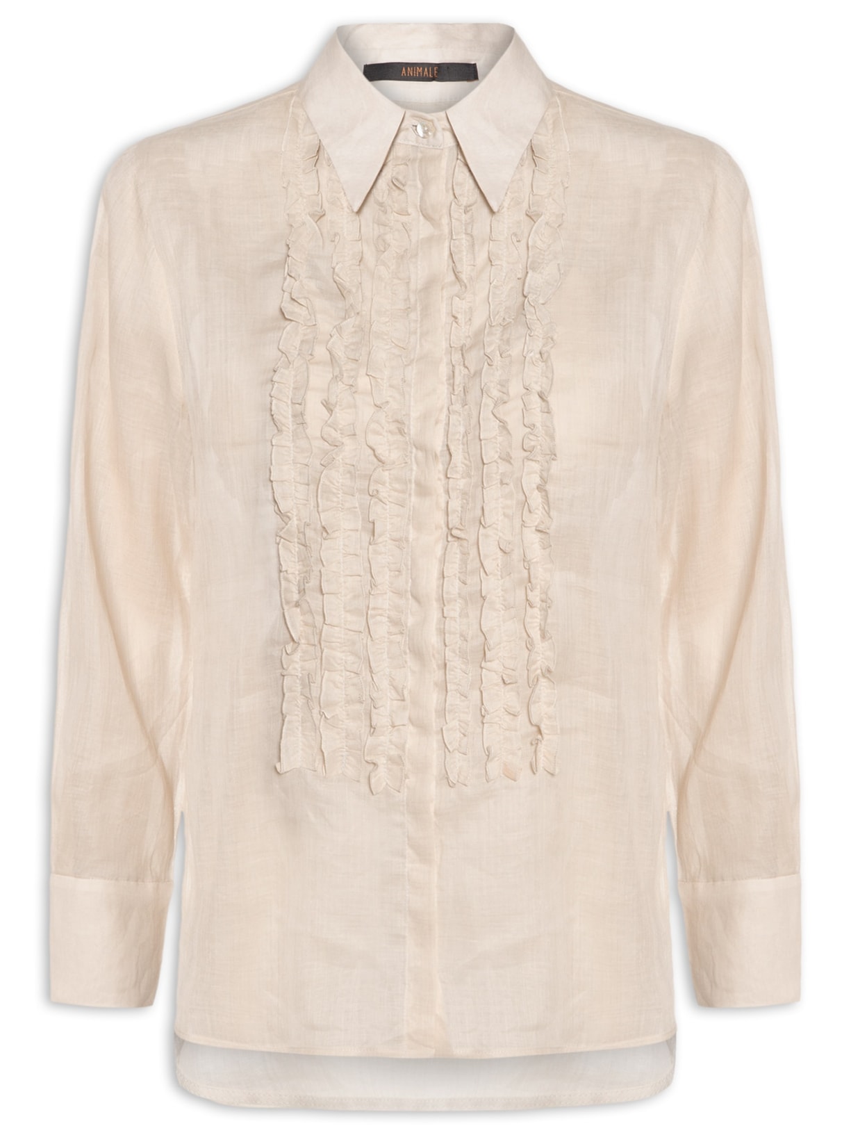 Camisa Feminina Frazidinhos - Bege