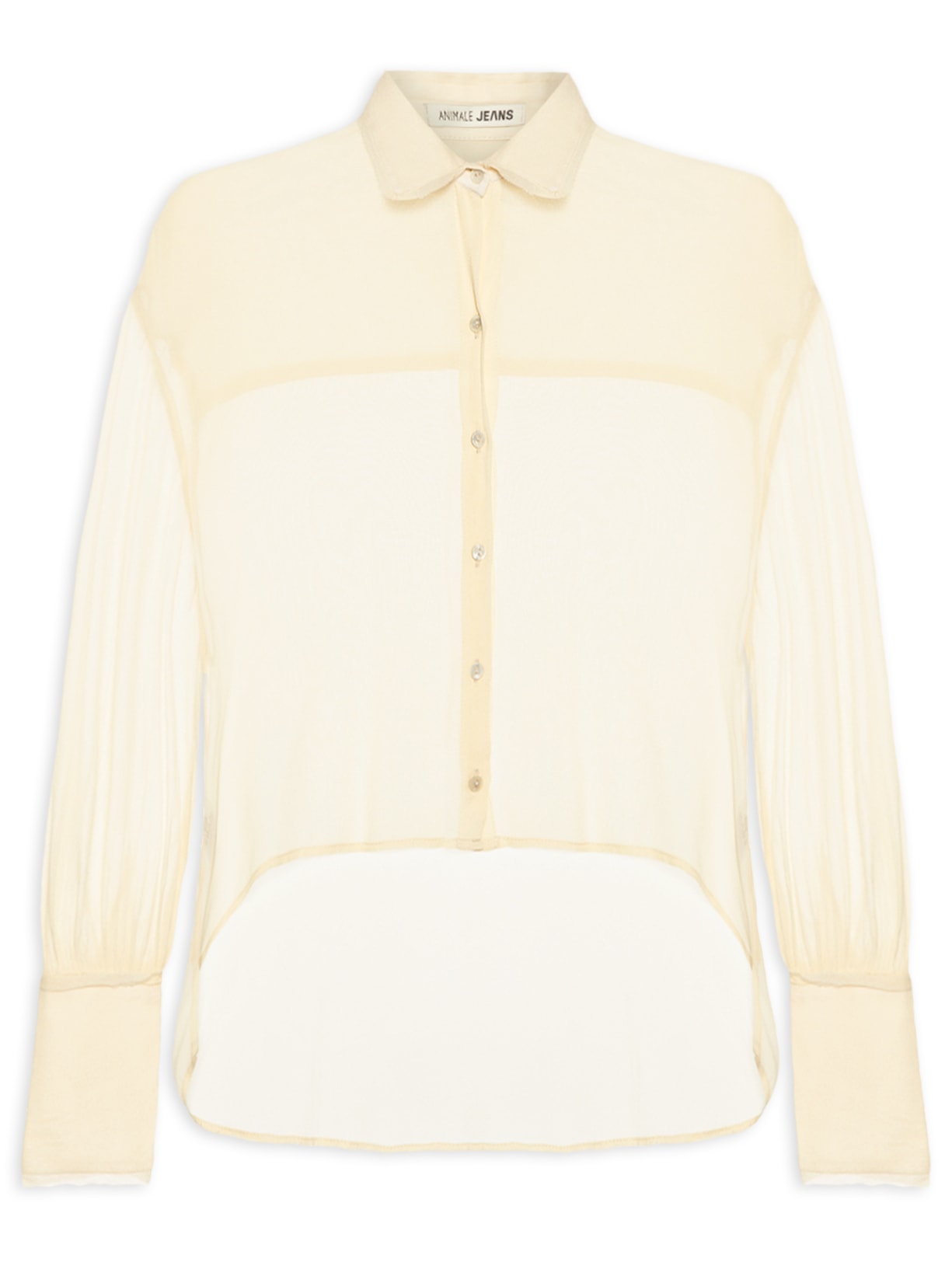 Camisa Feminina GGT A Fio Amarelo Animale Jeans