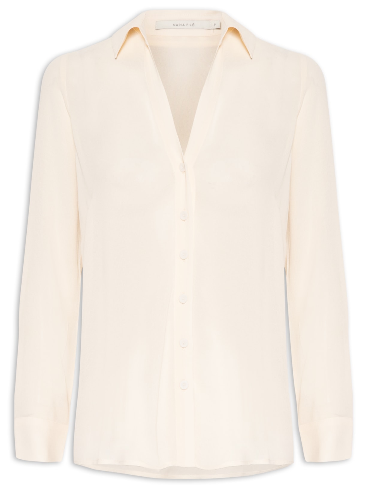 Camisa Feminina Ggt Bege Maria Filó