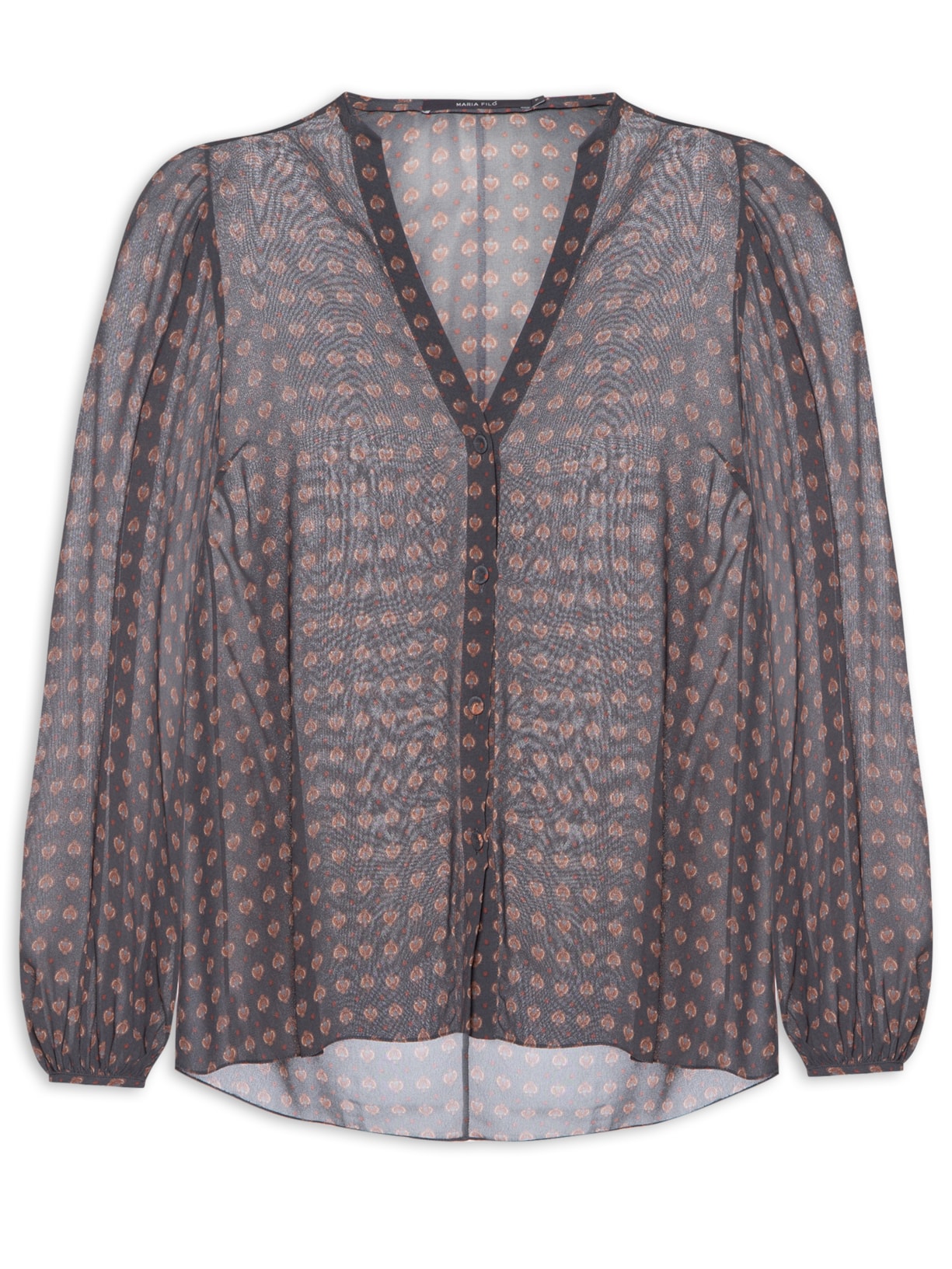 Camisa Feminina GGT Estampa Luar - Preto