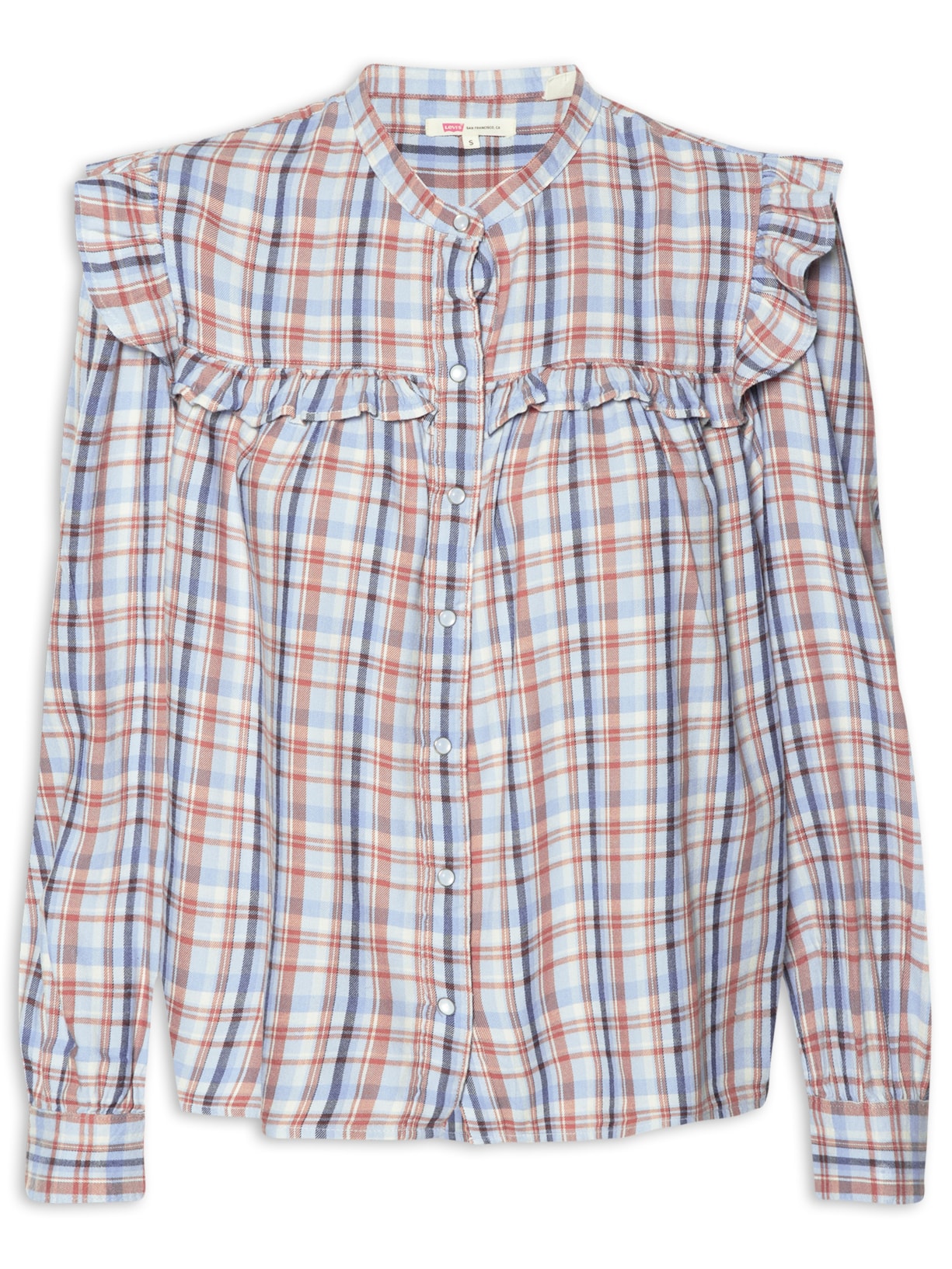 Camisa Feminina Gianna LS Blouse - Azul