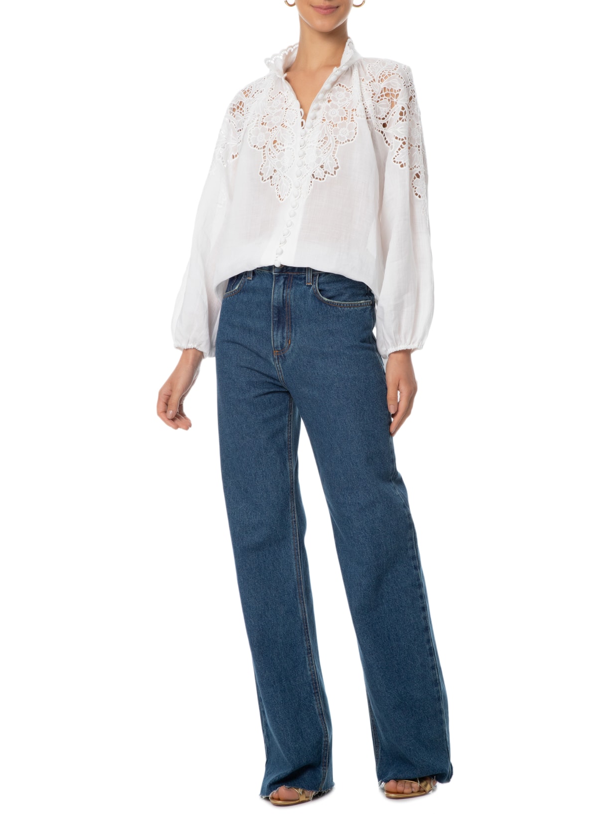 Camisa Feminina Gilda Off White Le Lis