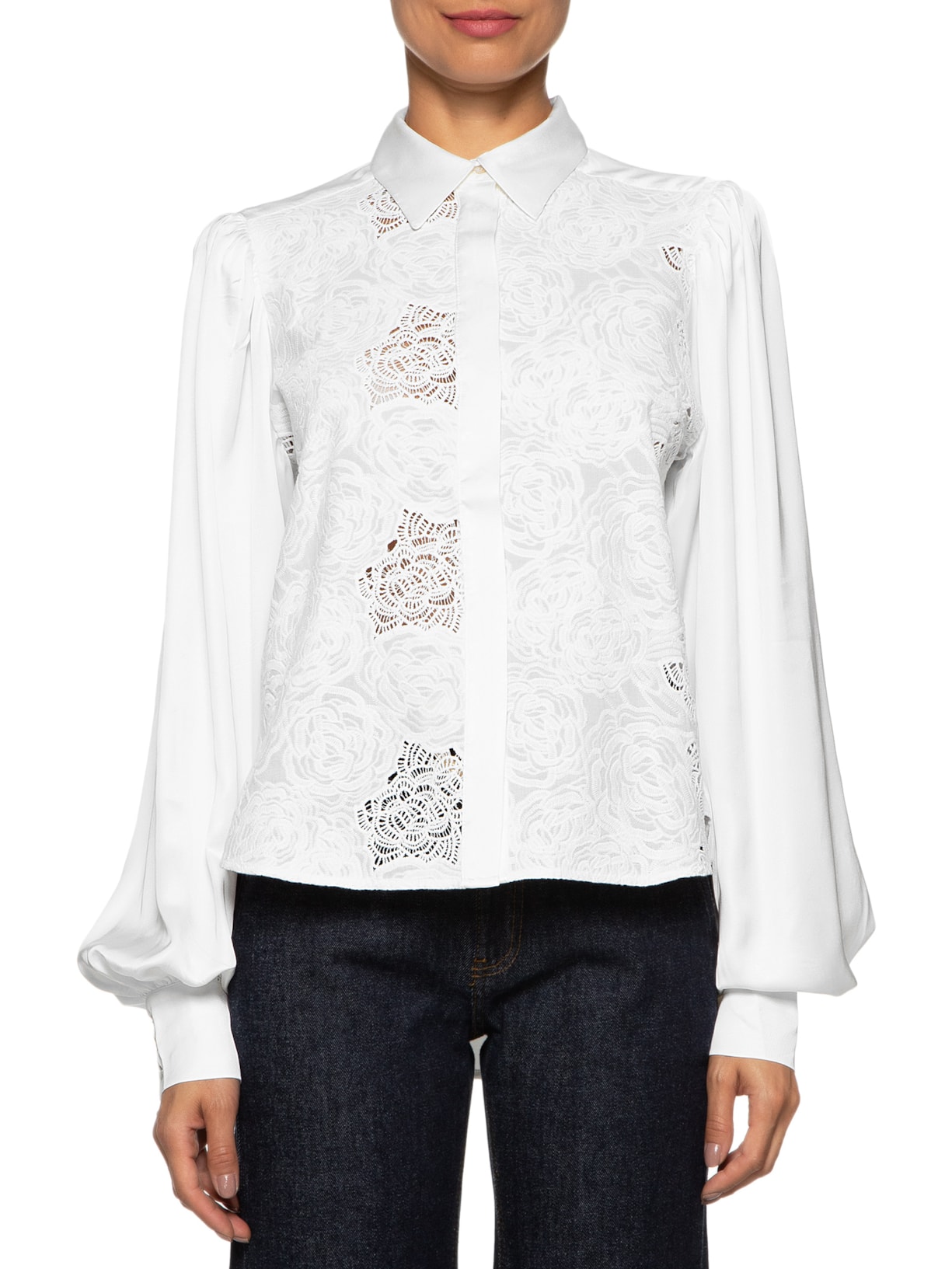 Camisa Feminina Giorgia Branco Le Lis