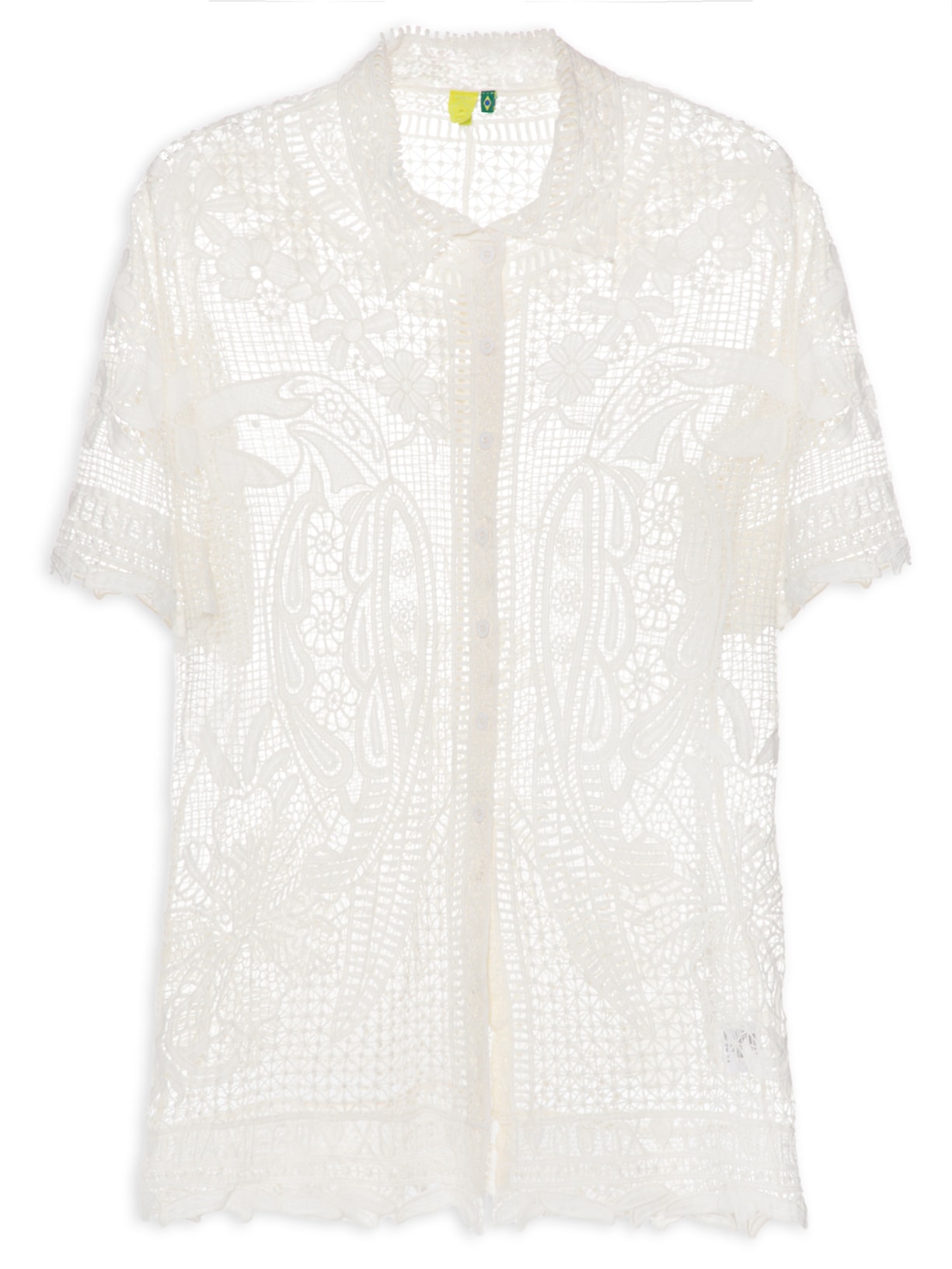 Camisa Feminina Guipire Arara - Off White