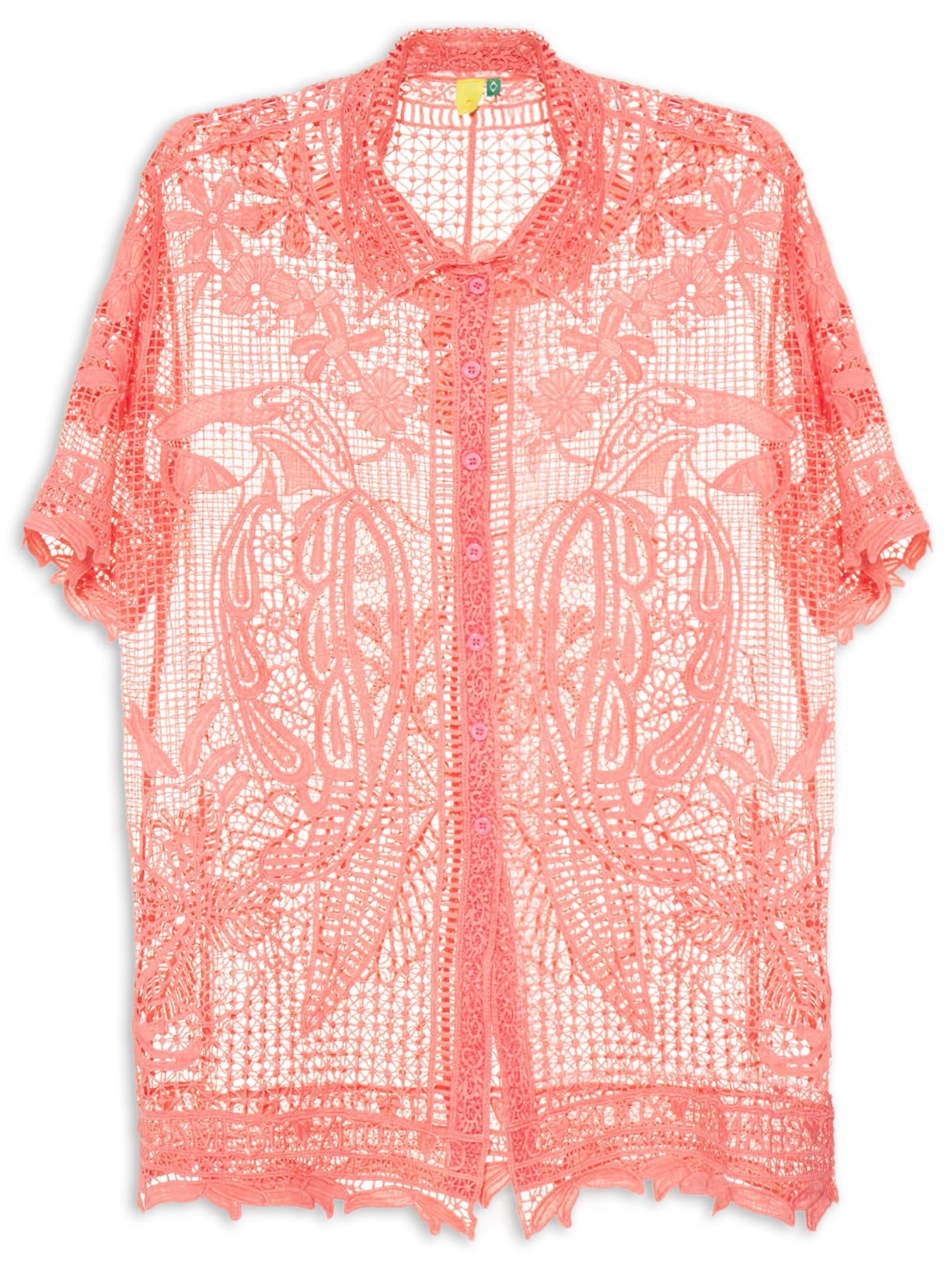 Camisa Feminina Guipire Arara - Vermelho