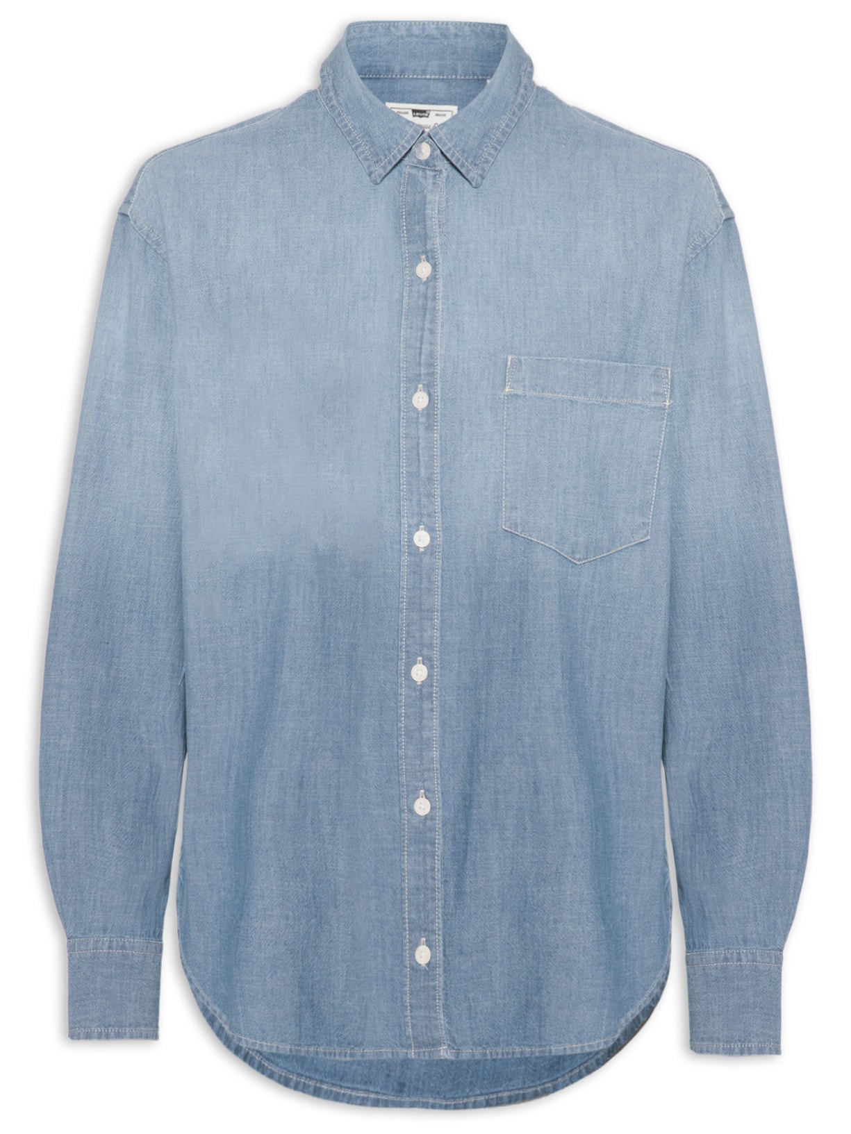 Camisa Feminina Harlie Boyfriend Azul Levi's
