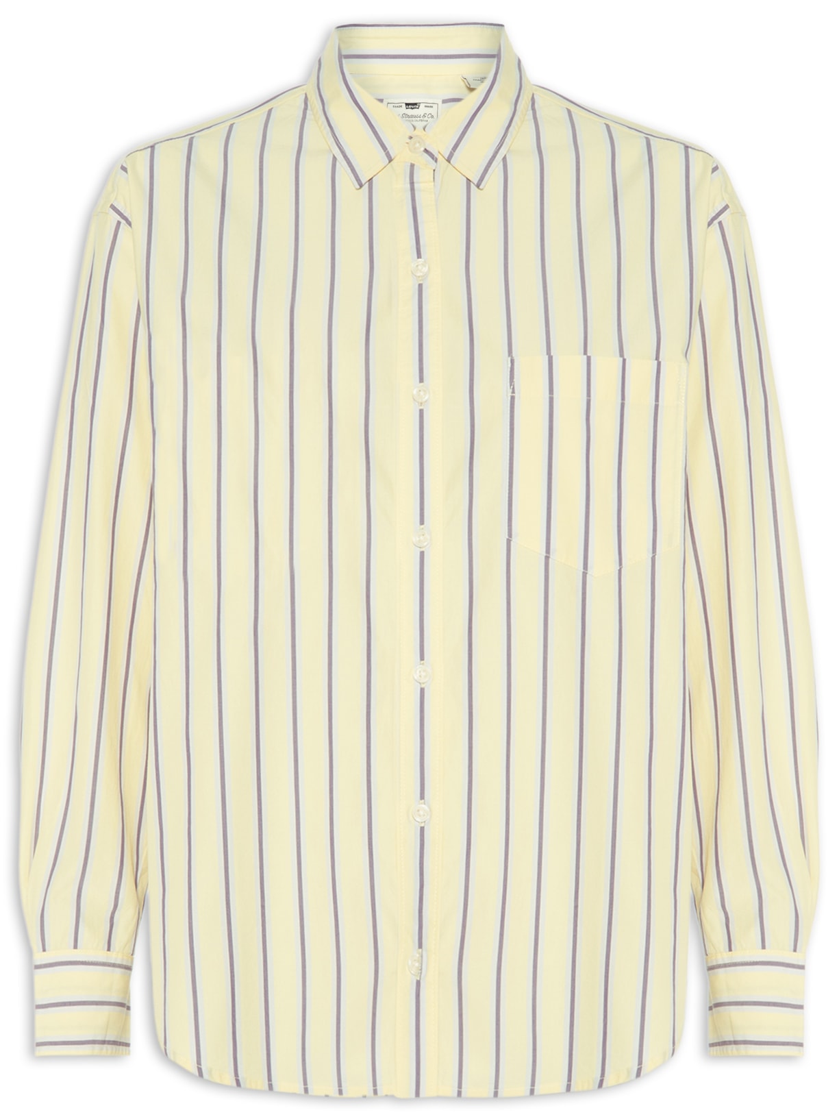 Camisa Feminina Harlie Boyfriend Shirt Amarelo Levi's