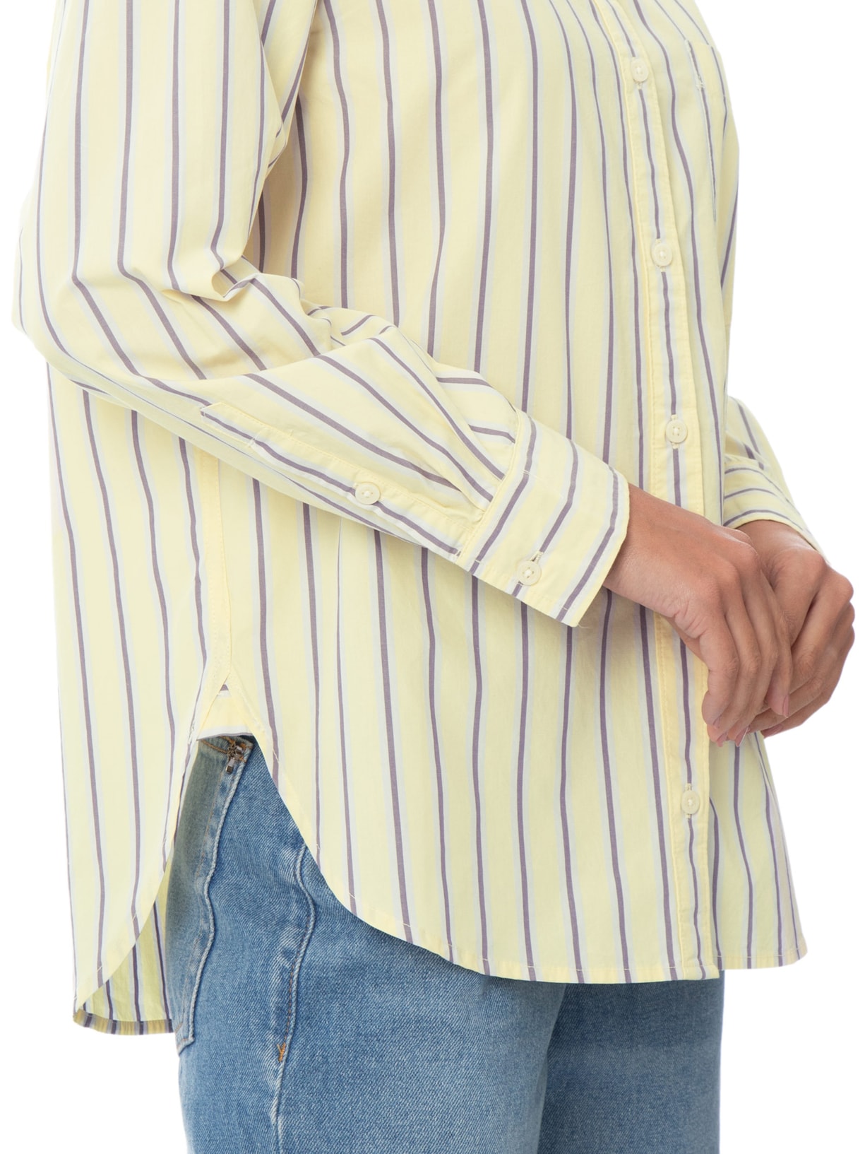 Camisa Feminina Harlie Boyfriend Shirt Amarelo Levi's
