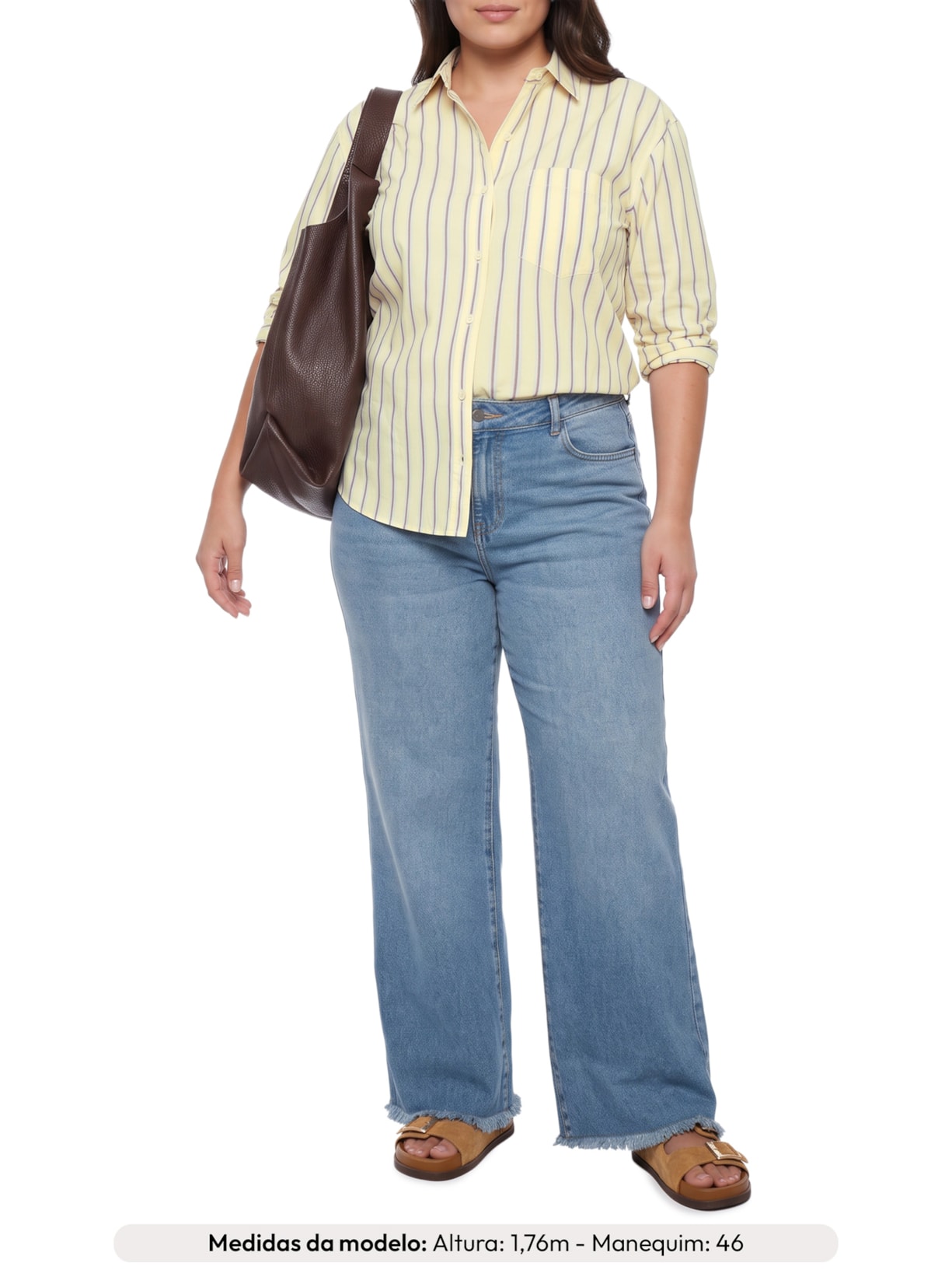 Camisa Feminina Harlie Boyfriend Shirt Amarelo Levi's