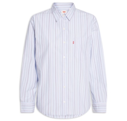 Camisa Feminina Harlie Boyfriend Shirt - Azul