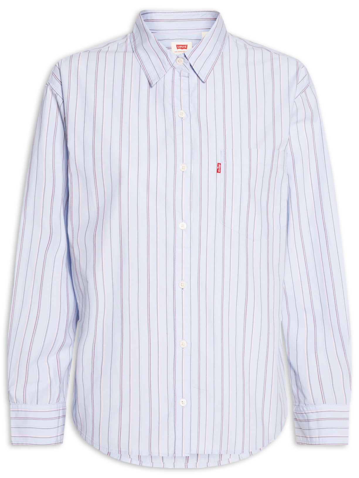 Camisa Feminina Harlie Boyfriend Shirt - Azul
