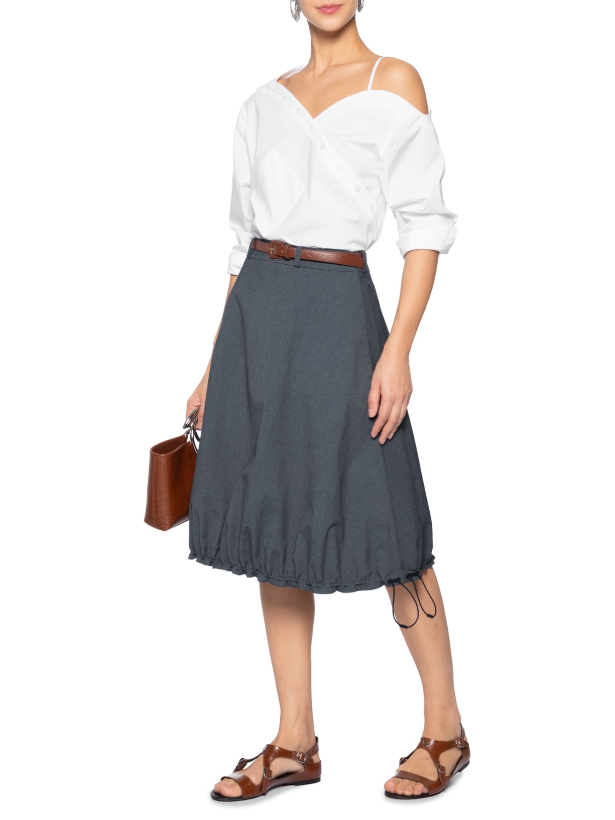 Camisa Feminina Heart Branco Coperni