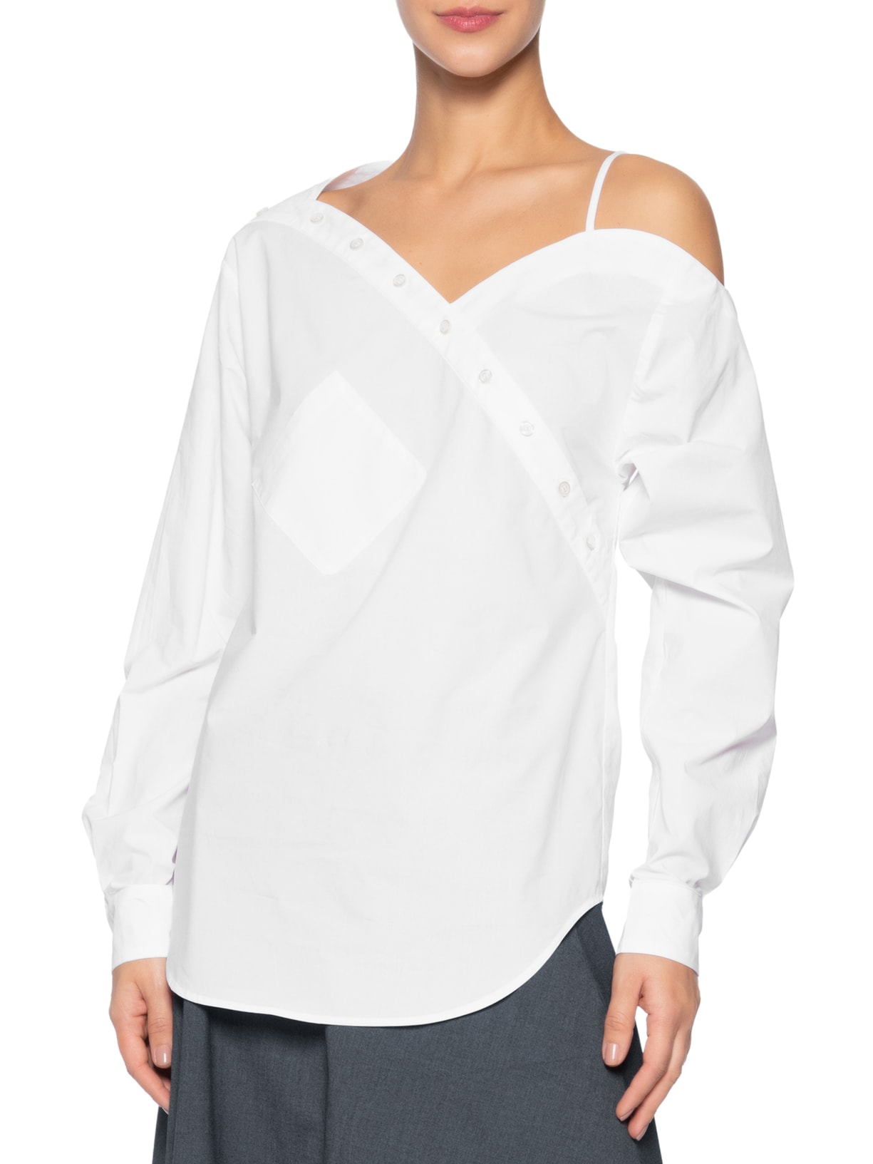 Camisa Feminina Heart Branco Coperni