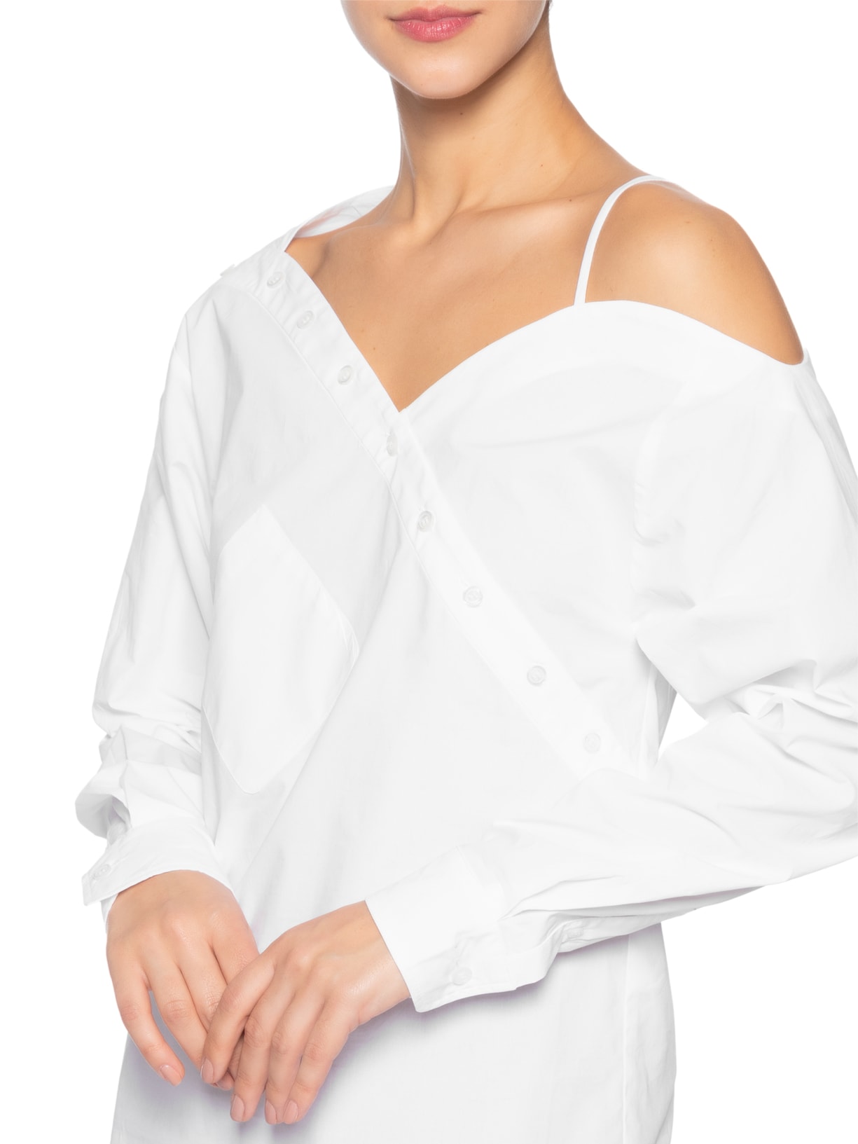 Camisa Feminina Heart Branco Coperni