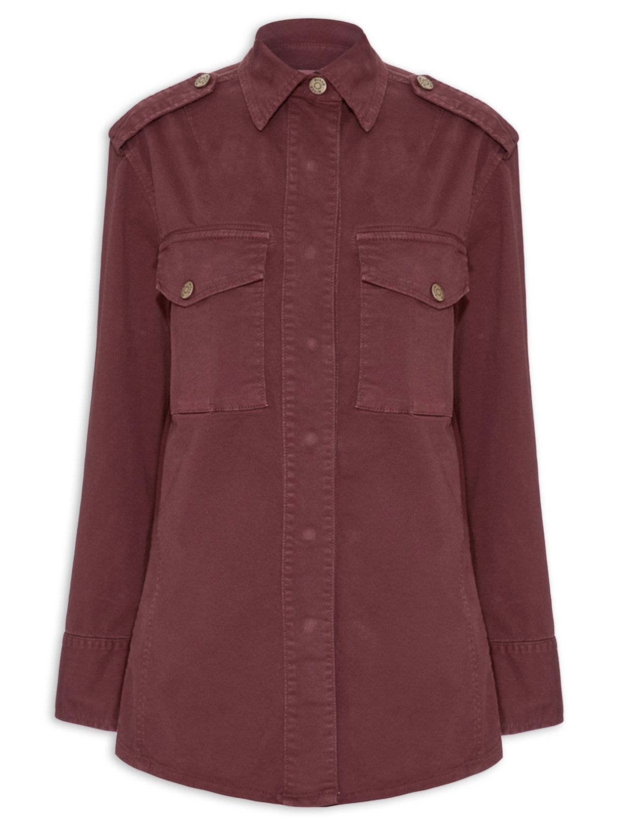 Camisa Feminina Henna - Marrom