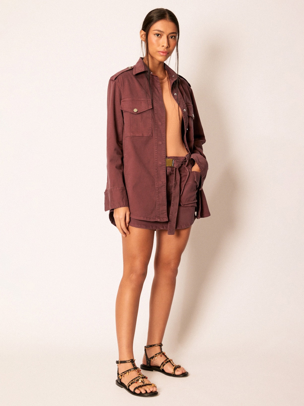 Camisa Feminina Henna Marrom Mixed