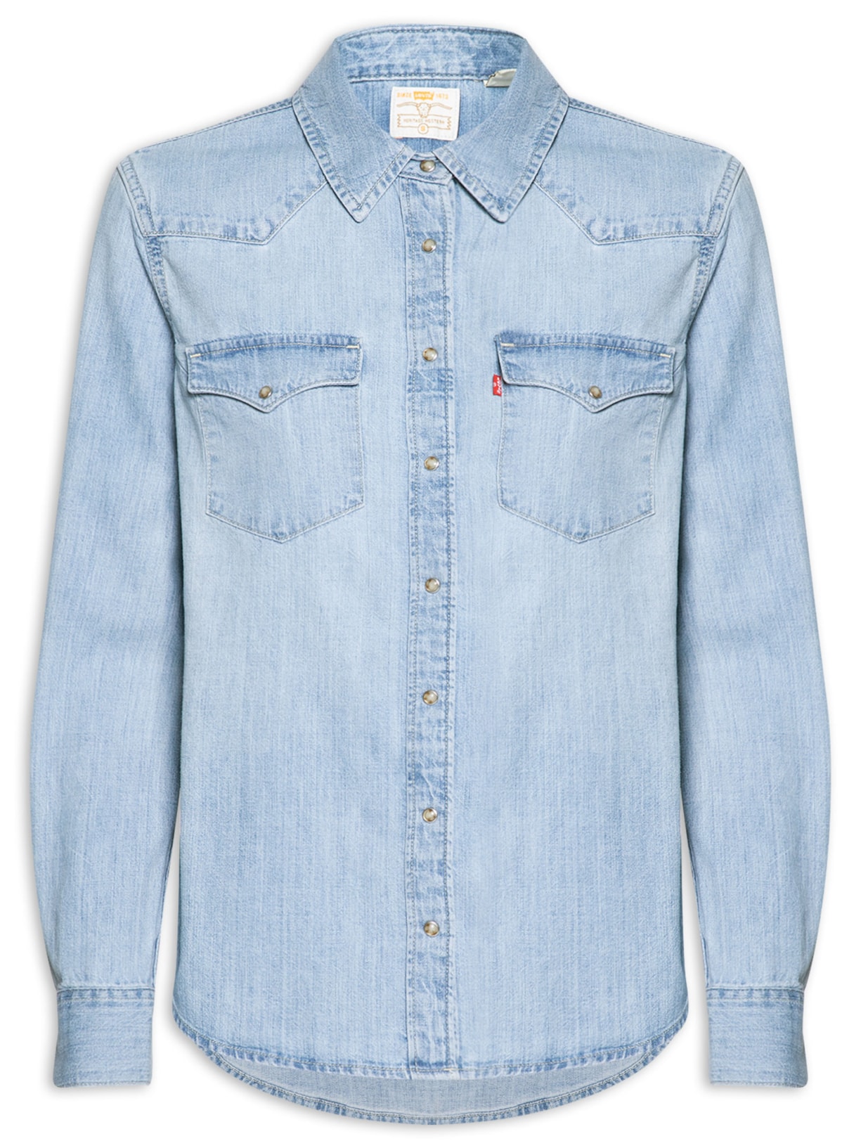 Camisa Feminina Heritage Western Denim Azul Levi's