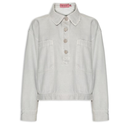 Camisa Feminina Ice Jeans I26 - Cinza