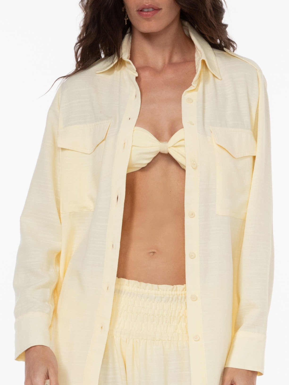 Camisa Feminina Ilha Amarelo Triya