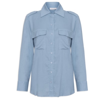 Camisa Feminina Ilha - Azul