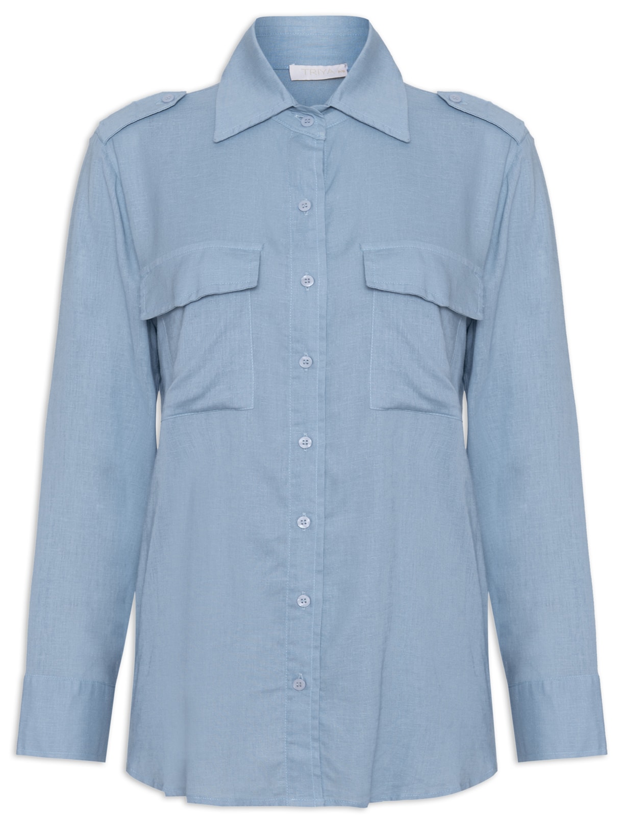 Camisa Feminina Ilha - Azul