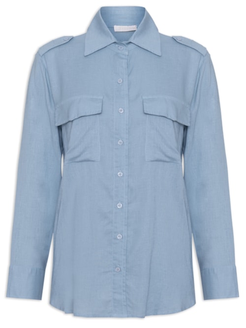 Camisa Feminina Ilha - Azul